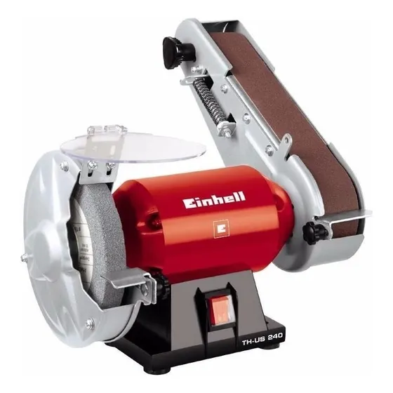 Amoladora De Banco C/lijadora 240w Einhell Th-us 240 Color Rojo