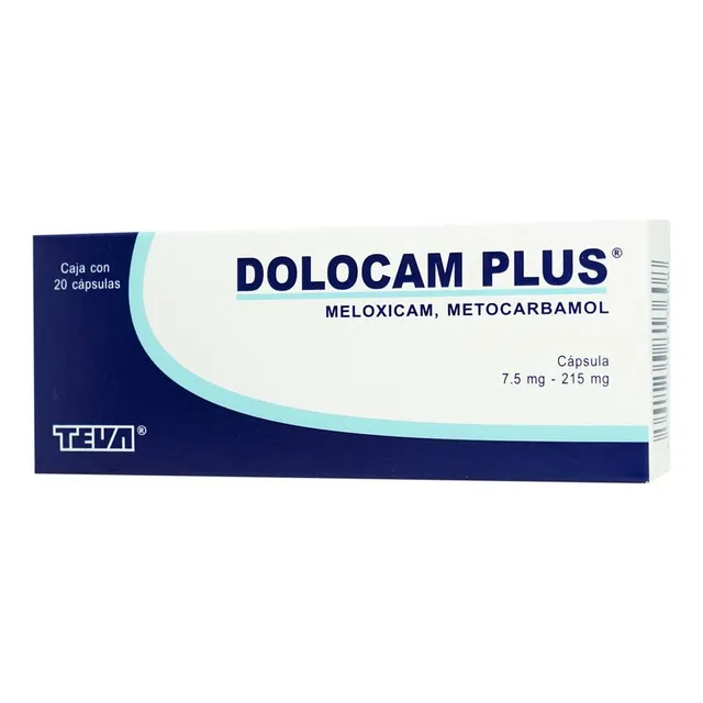 Dolocam Plus Cápsula 7,5 Mg/215 Mg, 20 Cápsulas