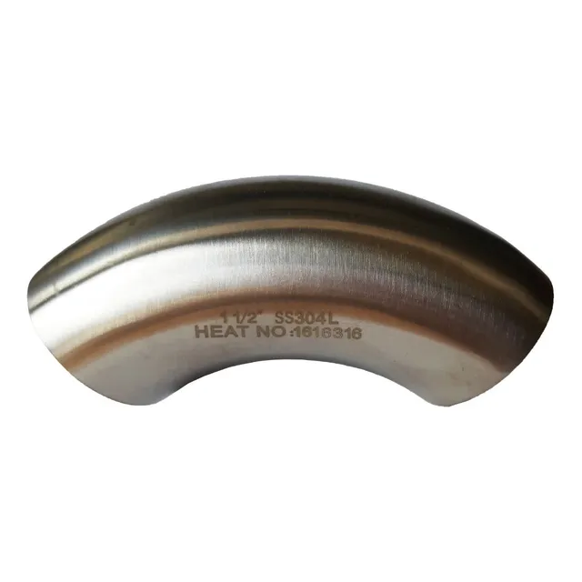 Curva De Acero Inoxidable Aisi 304 | 38,10 X 1,5 Mm (1-1/2')