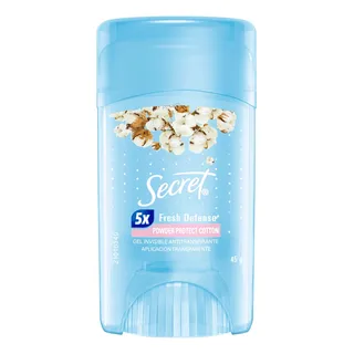 Desodorante Gel Antitranspirante Secret Proteção Algodão 45g Desodorante Gel Antitranspirante Secret Proteção Algodão 45g