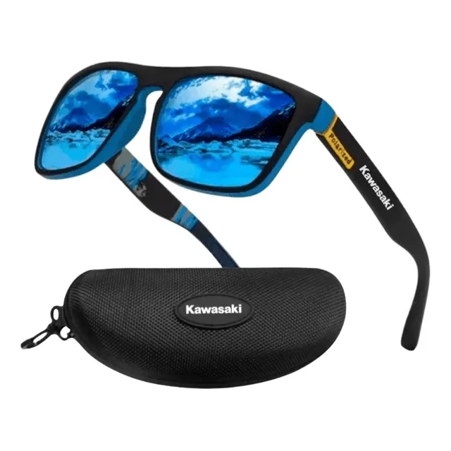 Gafas Kawasaki Hd Polarizadas, Uv, Livianas, Conduccion Moto