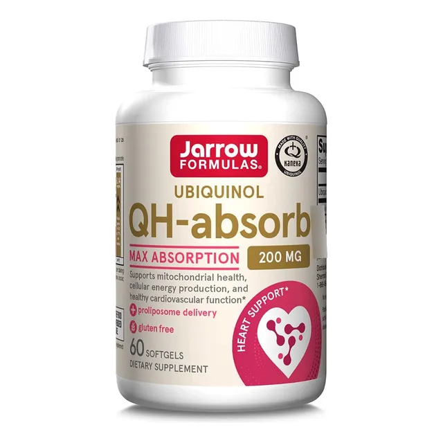 Jarrow Formulas Ubiquinol Qh-absorb 200 Mg X 90cáps