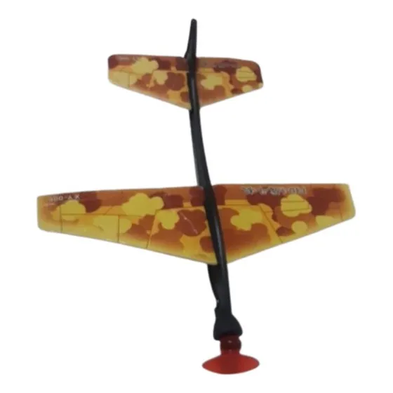Avião De Brinquedo Isopor Cor Amarelo