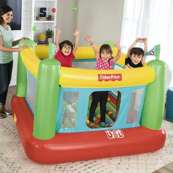 Inflable Fisher-price Casa Brinca Brinca Incluye Inflador