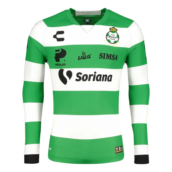 Jersey Playera Charly Del Santos Laguna De Manga Larga Local