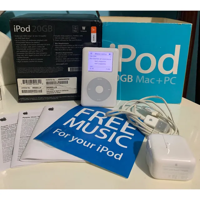 Ipod Classic 4 Gen 20gb En Buen Estado Para Coleccionistas Blanco