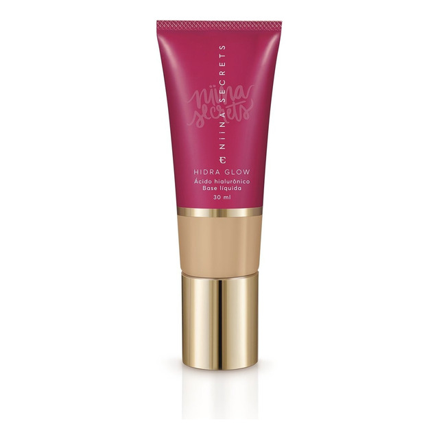 Base Líquida Niina Secrets Hidra Glow Cor 10 30ml Tom Claro Base Líquida Niina Secrets Hidra Glow Cor 10 30ml Tom Claro