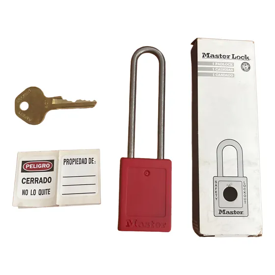 Candado Largo De Seguridad Termoplástico S31 Materlock