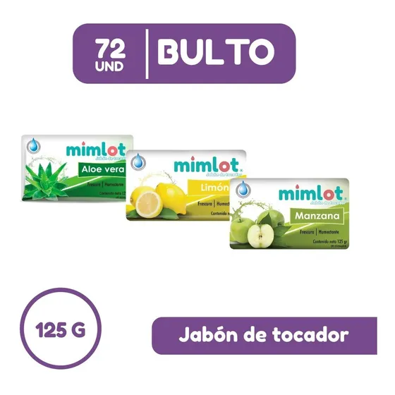 Jabon De Tocador Mimlot  125g X 72