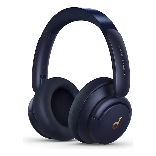 Auriculares Diadema Gamer Soundcore Q30:Cancelación Híbrida De Ruido Activa,Sonido Hi-res,40h Autonomía,Modos Multifunción, Almohadillas Suaves,Carga Rápida,Color Azul Midnight