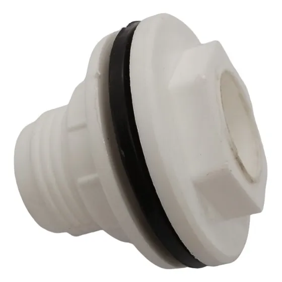 Conector P/tanque  3/4 Pulgada Pvc. Flanche X 2 Unidades