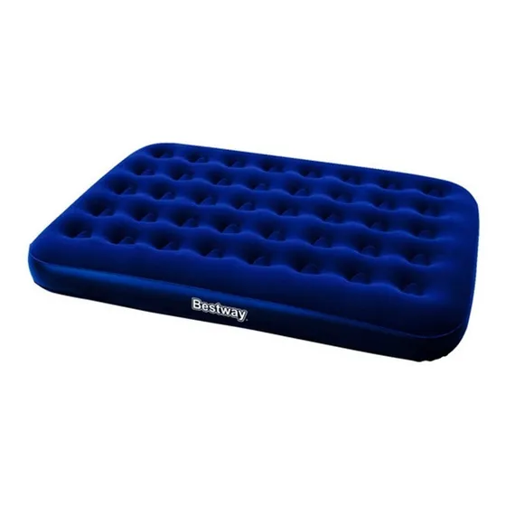 Colchón inflable Bestway 11203 2 plazas color azul hasta 300kg de 137cm x 191cm x 22cm
