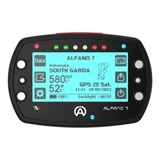Alfano 7 1t Painel Para Kart - Telemetria Similar Ao Mychron
