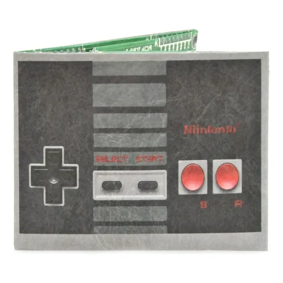 Billetera Monkey Wallets Joystick Con Diseño Tyvek Color Blanco - 7.5cm X 9.5cm