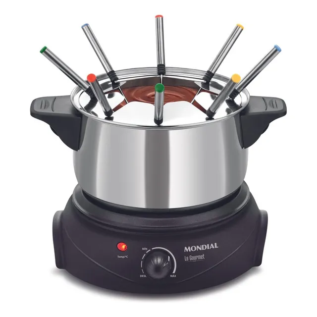 Panela Elétrica De Fondue Le Gourmet Ii Fd-02 Mondial 127v Panela Elétrica De Fondue Le Gourmet Ii Fd-02 Mondial 127v