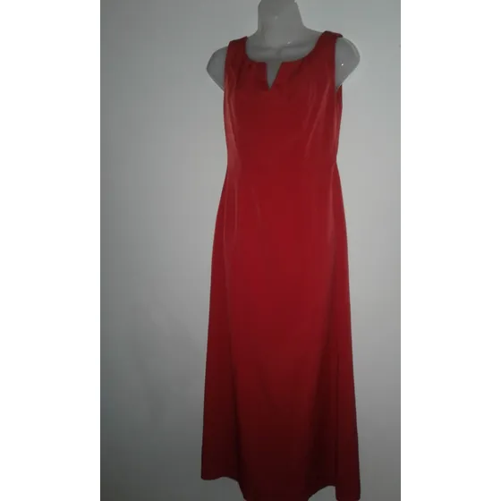 Bello Vestido Importado, En Color Rojo, Talla M