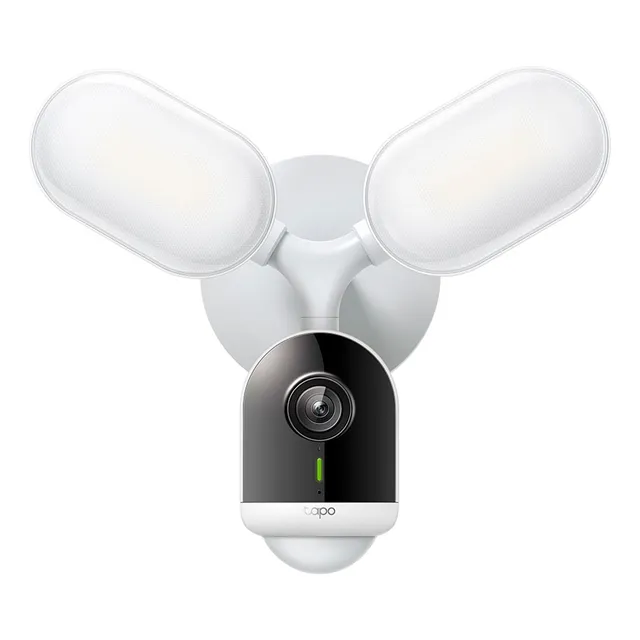 TP-Link TAPO C720 Cámara De Seguridad WIFI 4MP 2K+ Con Luminaria Exterior, Color Blanco