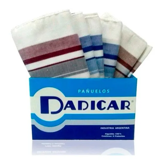 Pañuelo Dadicar Hombre Pack X6