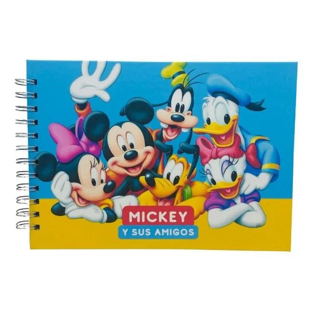 Libro Para Colorear B5 De 120 Páginas Mickey Y Sus Amigos