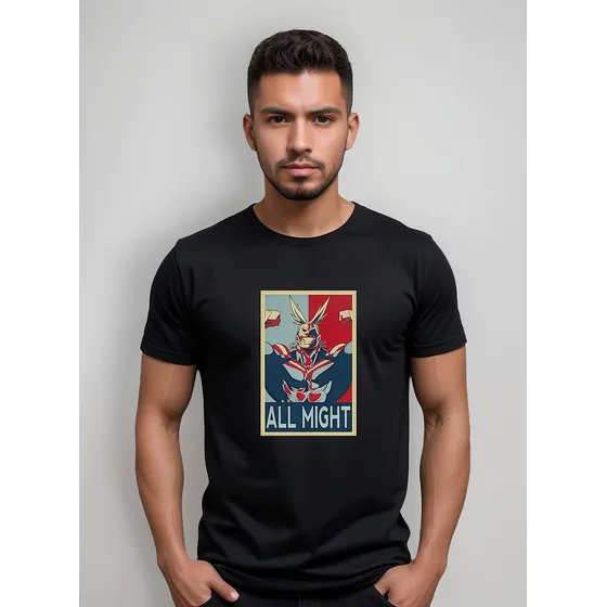 Playera Para Hombre My Hero Academia All Might