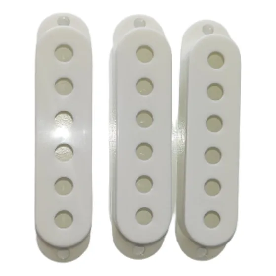 Capa Captador Custom Sound Single 52mm Cor Branco 3 Unidades