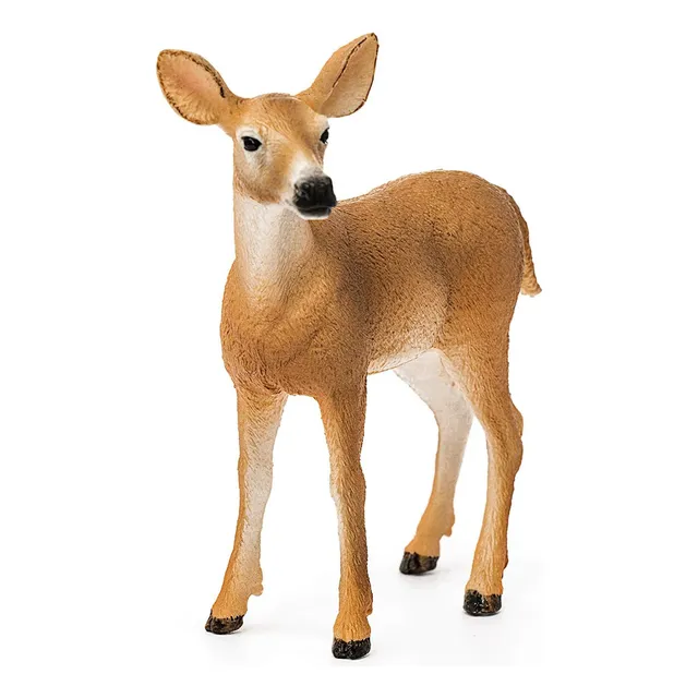 Figuras Ciervo De Cola Blanca Hembra Pintada A Mano Schleich
