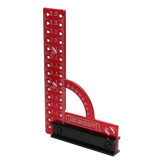 Escuadra De Precisión 150mm Carpintero Métrica Milescraft