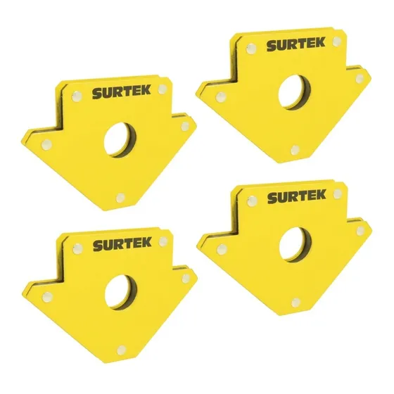Escuadra Magnetica Soldar 75lb X 4 Unidades Surtek 123282