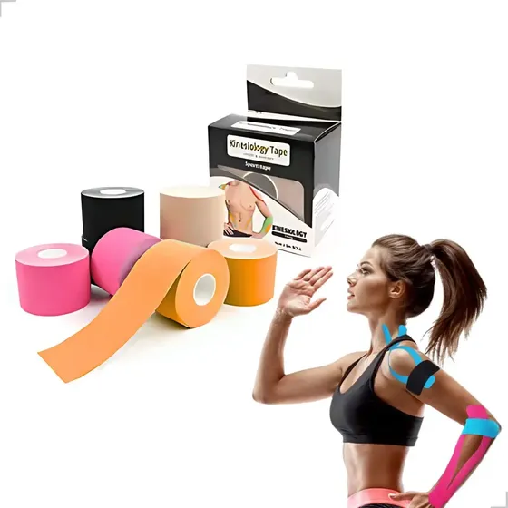 Kit 3 Fita Kinesio Tape Fisioterapia Bandagem Tape Muscular