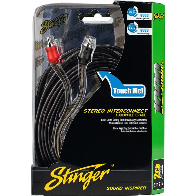 Cable Audio Rca A Rca Stinger Si1217 5.2 M Serie 1000 2 Canales Cobre Premium