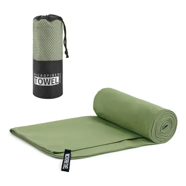 Toalla Microfibra Secado Rápido 80x40cm Camping Deporte Gym