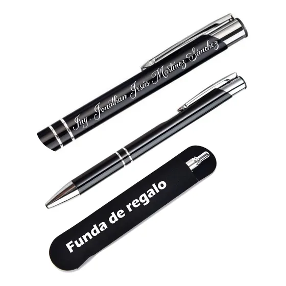 Pluma Bolígrafo Personalizada Grabado Láser Envío Express 