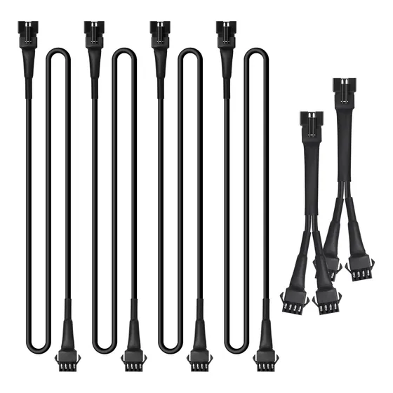 4 Cabl Extension Rgb 47  Pine Para Motocicleta 2 Divisor Via