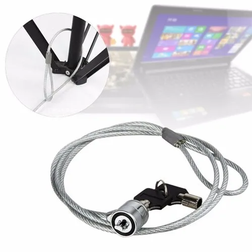 Cadena Candado Con Llave Para Laptop