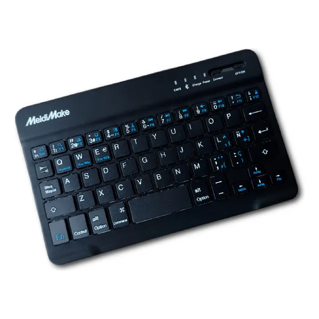 Miniteclado Bluethoot 3.0 Recargable Tecla Ñ Android Ios Mac