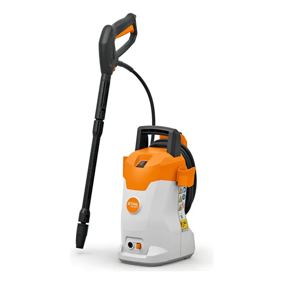 Hidrolavadora eléctrica Stihl RE 80X blanco, naranja y negra de 1.7kW con 120bar de presión máxima 220V - 50Hz/60Hz