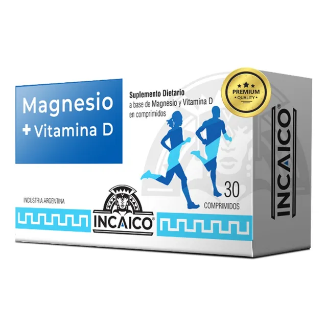Magnesio Vitamina D3 30 Comprimidos Incaico