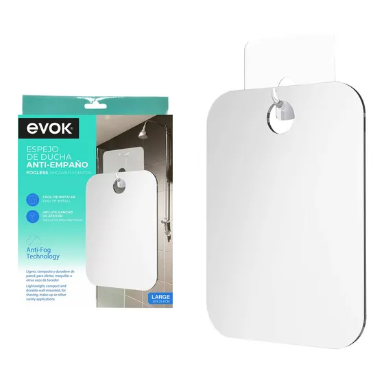 Espejo de ducha Anti Empaño Evok de pared