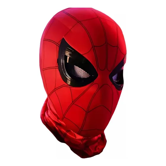 Mascara Spiderman Hombre Araña Ojos Móviles Rojo Spiderman Red