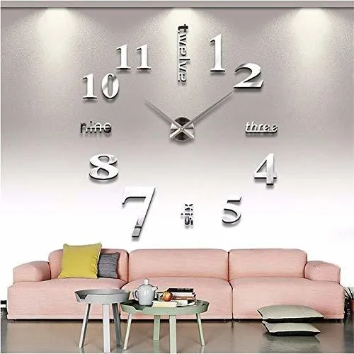 Reloj De Pared 3d Diy Para Sala De Estar Habitación 2tvx2