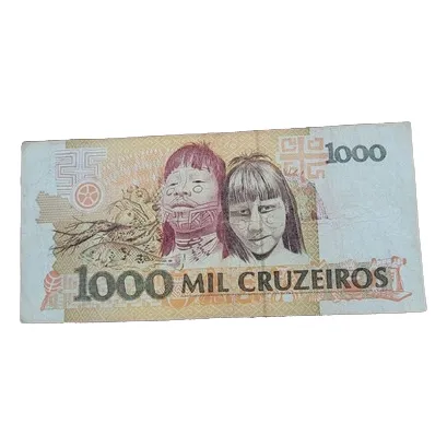 Cédula Antiga 1000 Cruzeiros
