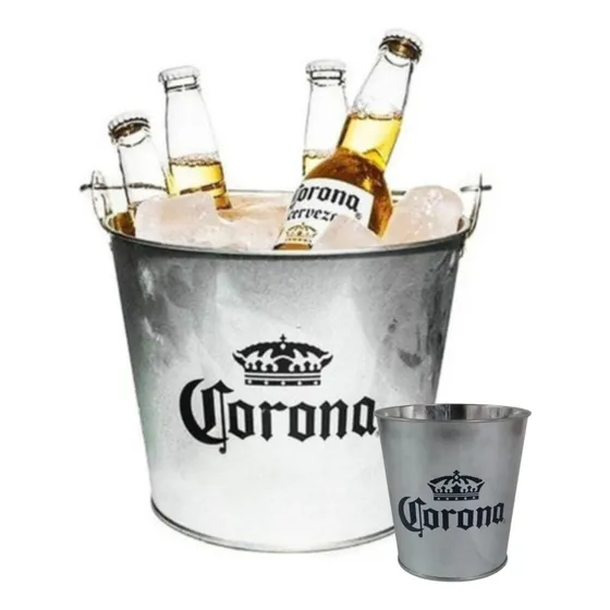Frapera Corona De Metal Combo Con Hielera De Mesa Regalo