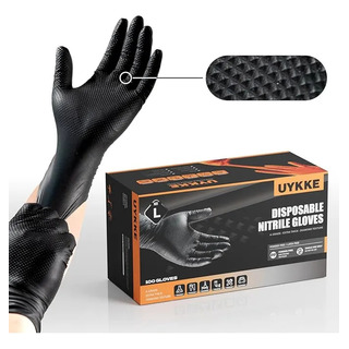 Guantes De Nitrilo Uykke, Talla L, 1 Caja De 100 Unidades Guantes De Nitrilo Uykke, Talla L, 1 Caja De 100 Unidades