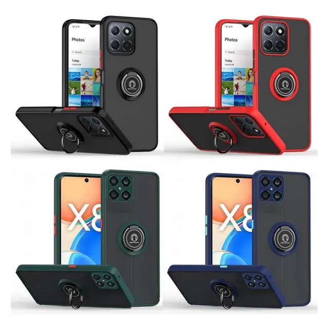 Case Funda Hardness Ring Para Honor X6 / Honor X8/ Honor X8a