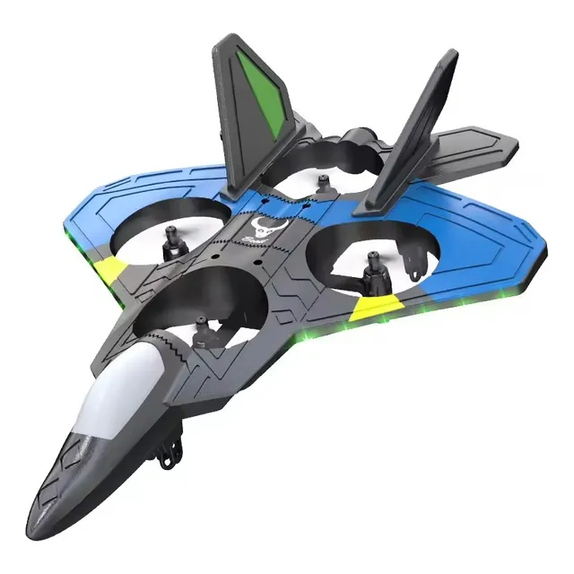Avion Dron Diseño De Combate 360° C/ Control