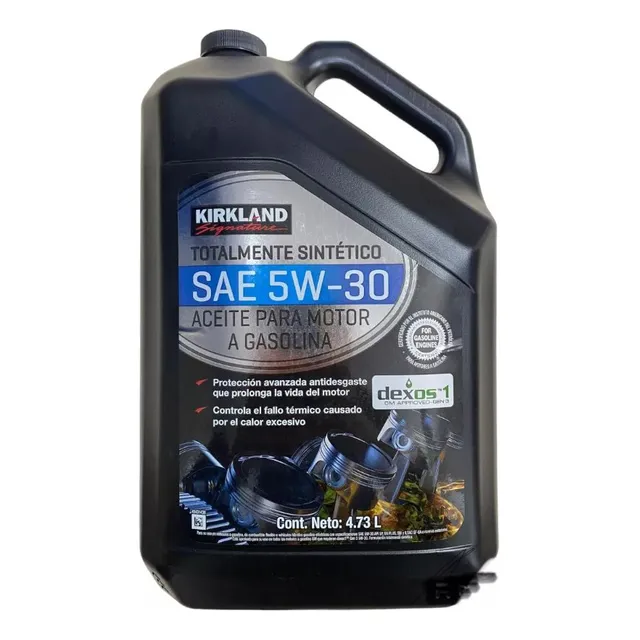1 Garrafa Aceite Sintético 5w30 4.73lts Kirkland Dexos 1gen3