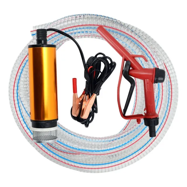 Bomba Sumergible Para Trasegar Aceite Y Gasolina 12v