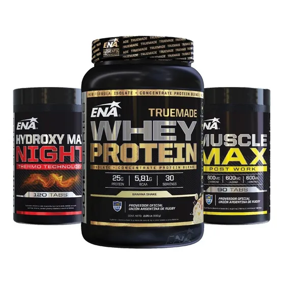 Combo Tonificar Ena Proteína + Quemador + Recuperador P