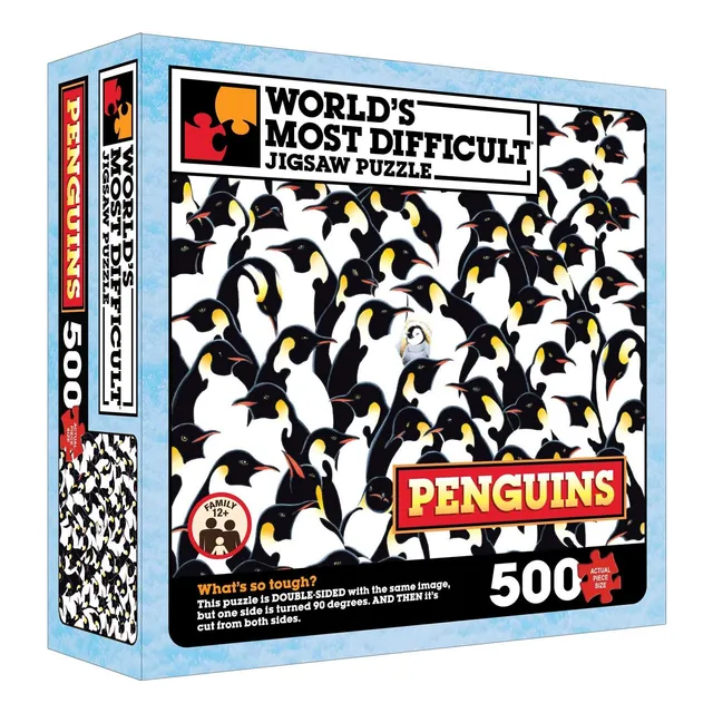 Tdc Games Worlds Most Difficult Puzzle - Penguins - 500 Pie