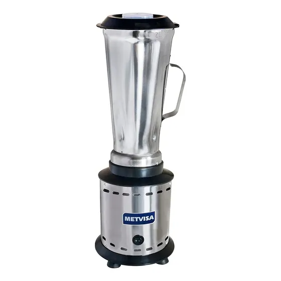 Liquidificador industrial Metvisa LAR.2 2 L aço inoxidável